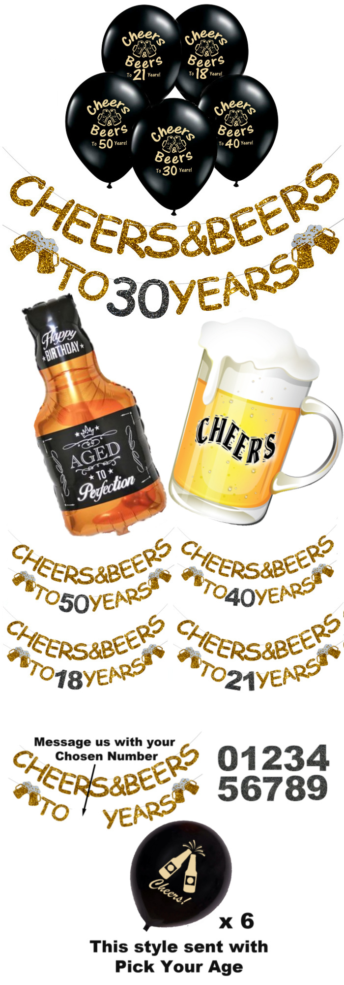 cheers and beers decorations